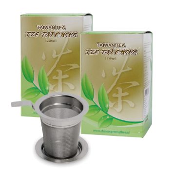 Tze Tji Chun 2 x 250 gram + Thee-zeefje